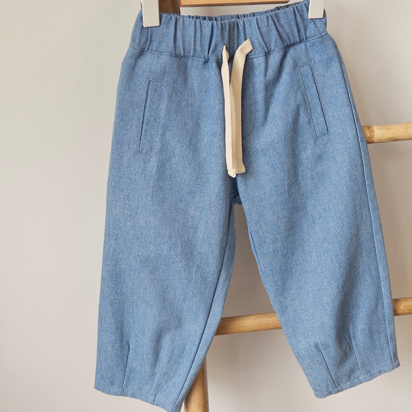 Pantaloni denim din bumbac