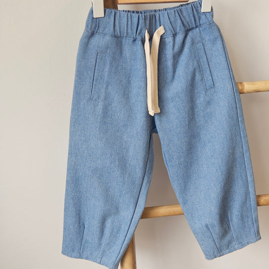 Pantaloni denim din bumbac