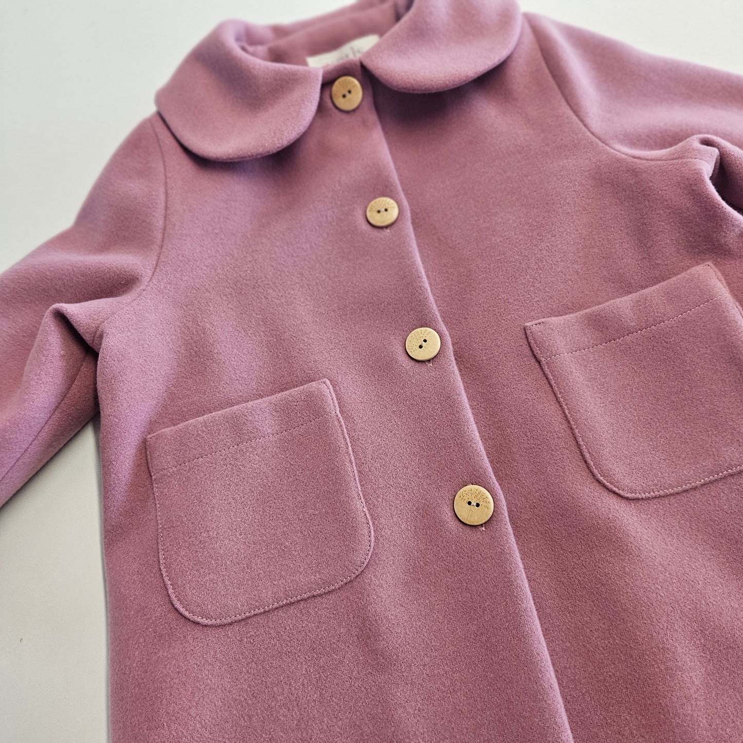 Palton calduros cu blanita