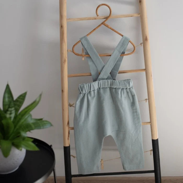Costum botez baieti verde vesta cu pantaloni