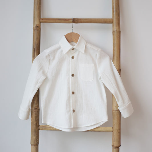 Camasa alba baieti