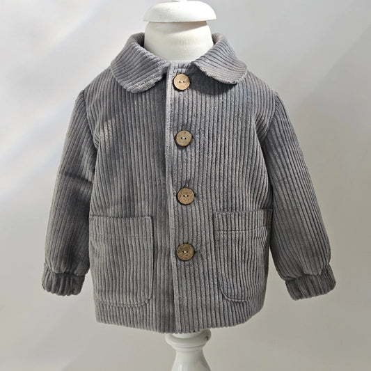 Jacheta din catifea cu blanita la interior