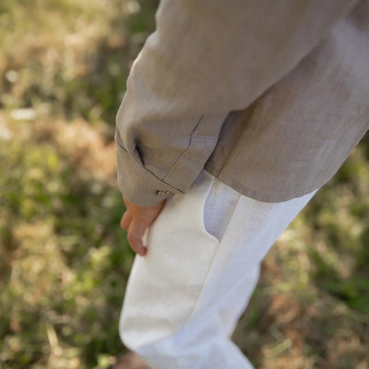 Pantaloni eleganti din in 1-10 ani