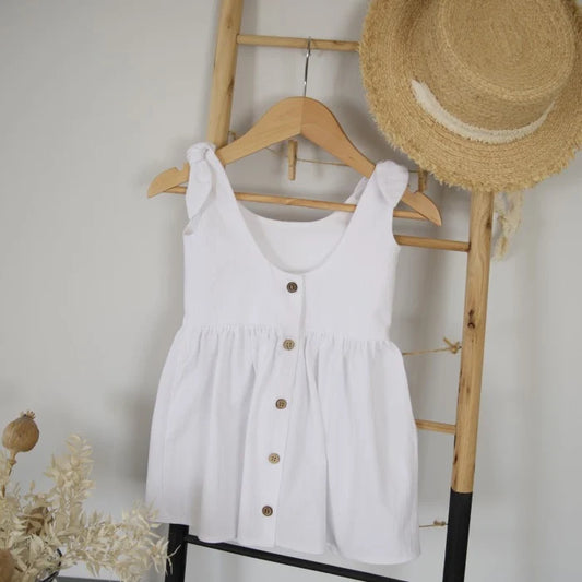 Rochita alba cu bretele