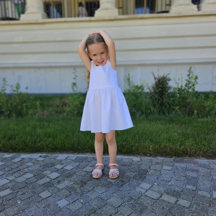 Rochita alba cu bretele