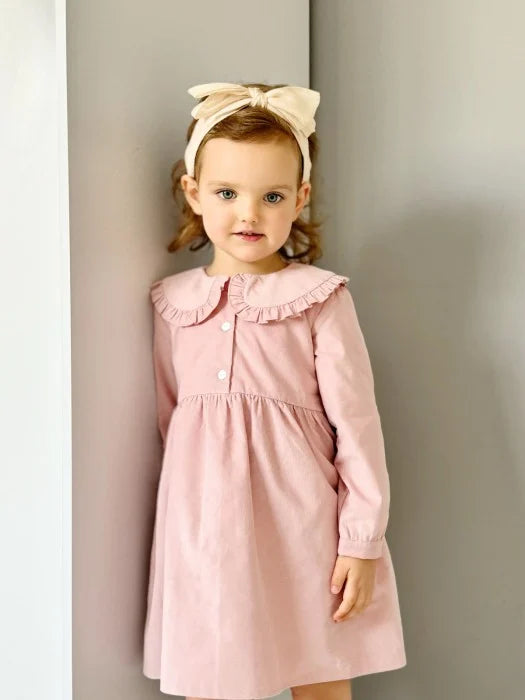 Rochita cu guleras din catifea