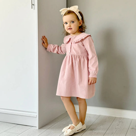 Rochita cu guleras din catifea