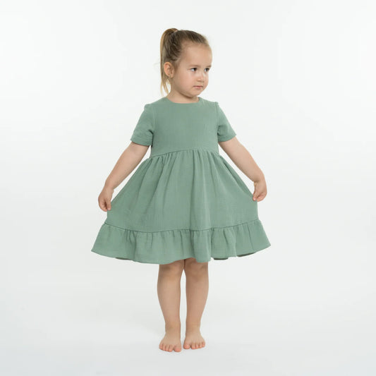 Rochita verde din muselina