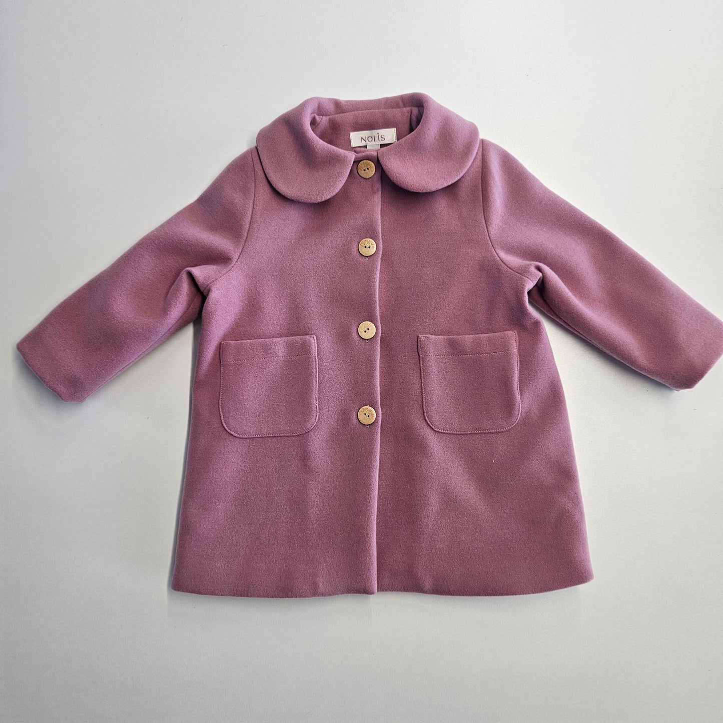 Palton calduros cu blanita