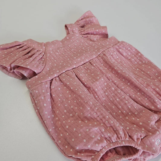 Body din muselina imprimata cu buline