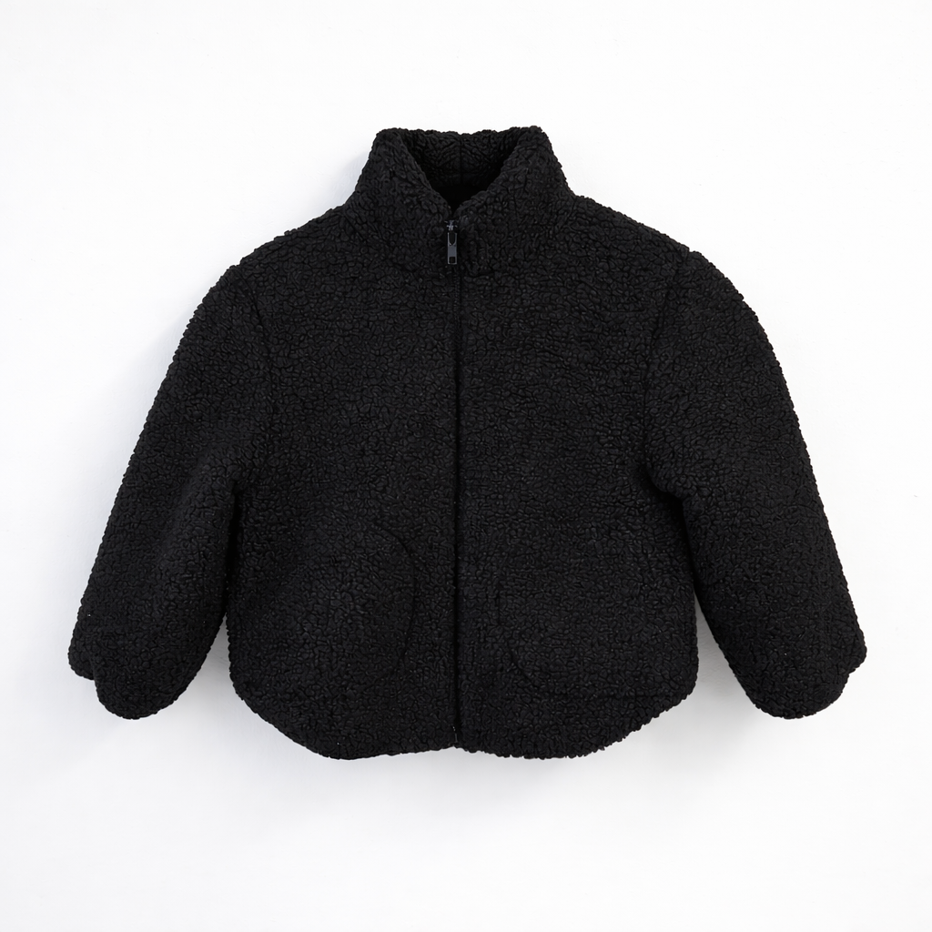 Geaca neagra cu blanita
