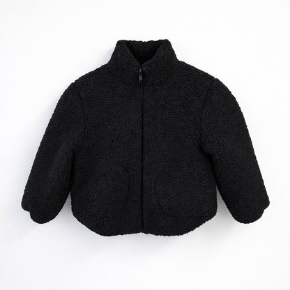 Geaca neagra cu blanita