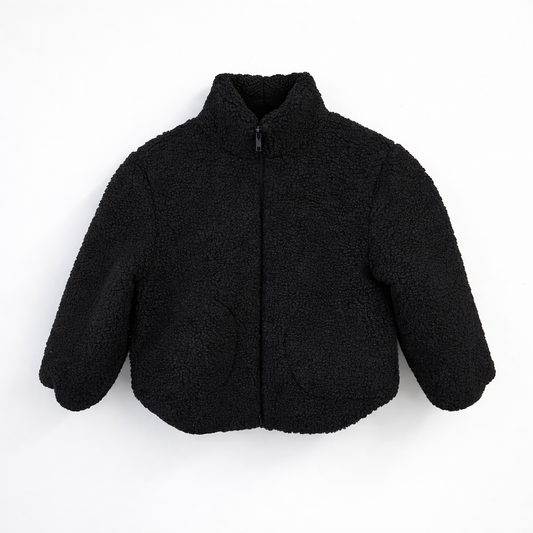Geaca neagra cu blanita