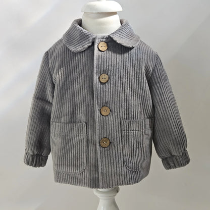 Jacheta din catifea cu blanita la interior