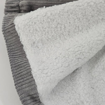 Jacheta din catifea cu blanita la interior